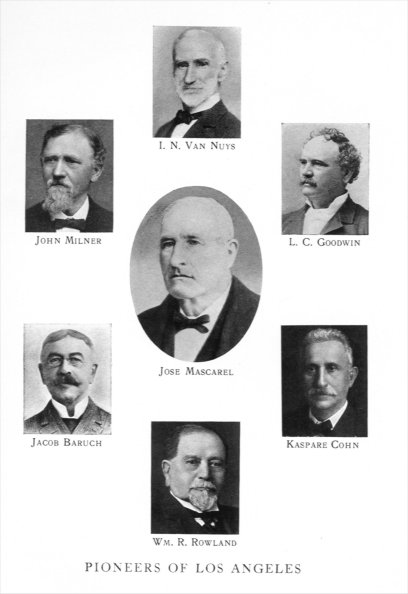 page picture of pioneers of Los Angeles