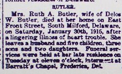 Ruth A Butler