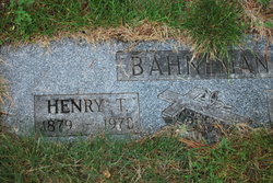  Henry Theodore Albert Bahneman