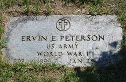  Ervin E Peterson