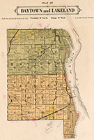 Baytown and Lakeland Plat Map 1938