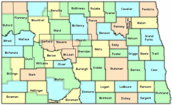 1888 ND counties