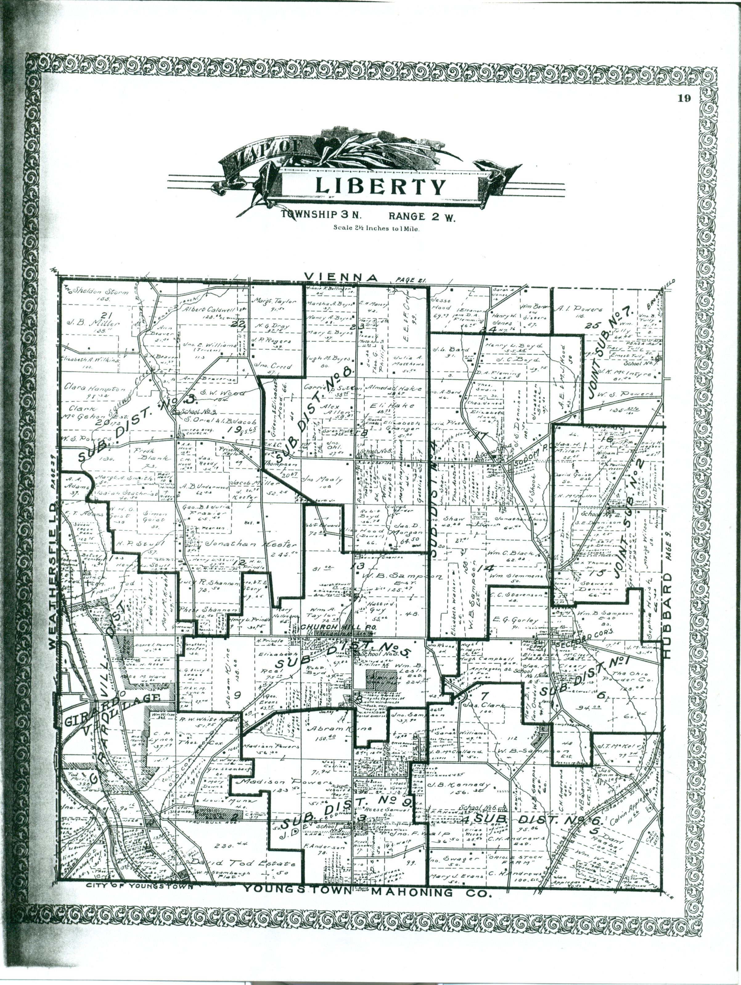 Trumbull County Oh Wall Map Premium Style By Marketma - vrogue.co