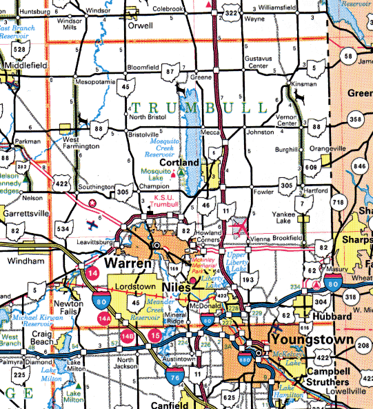 Trumbull County Ohgenweb Project Maps Index