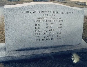 Rev. Blessing's Grave