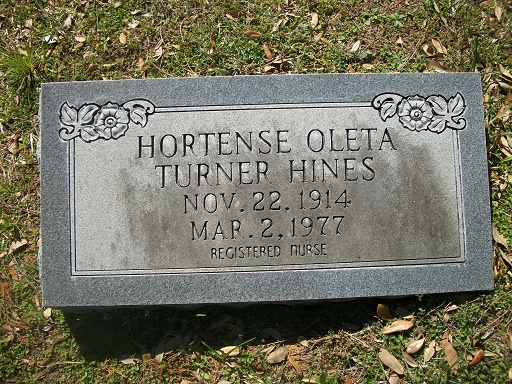 Hortense Oleta <i>Turner</i> Hines