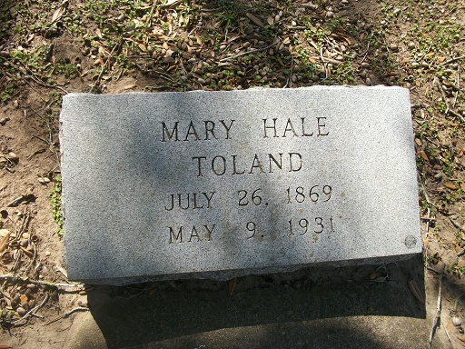 Mary <i>Hale</i> Toland