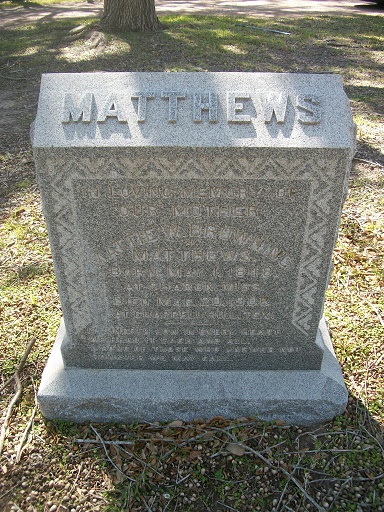 Martha Walker <i>Browning</i> Matthews